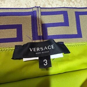 Versace Purple and Lime Bikini